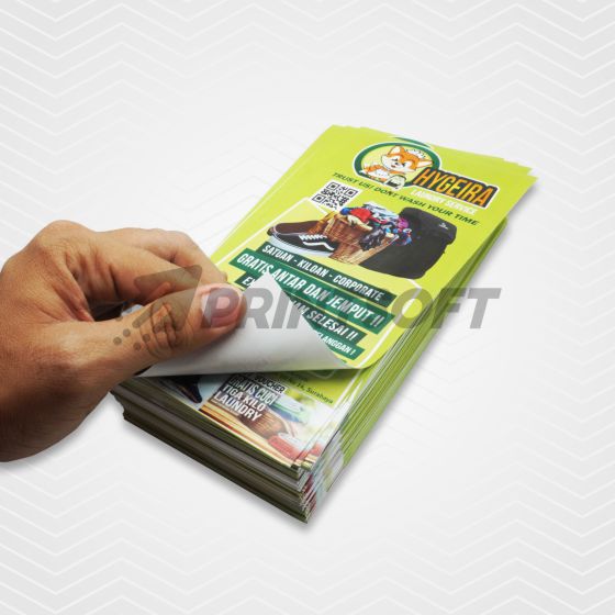 Brosur Flyer Sepertiga A4 1 Hari Kerja